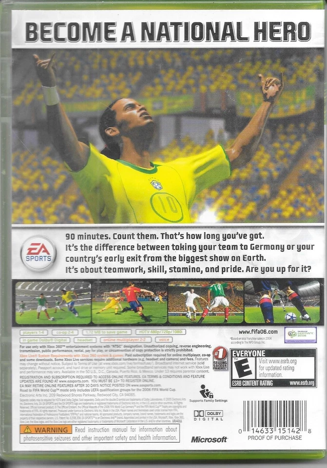 FIFA 06-ROAD TO FIFA WORLD CUP-2005-XBOX 360-2005-FREE SHIPPING IN CANADA - Image 3 of 4