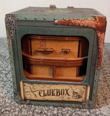 IDventure ClueBox Davy Jones Locker Escape Room Game 3D Wood Puzzle Box Clue Box