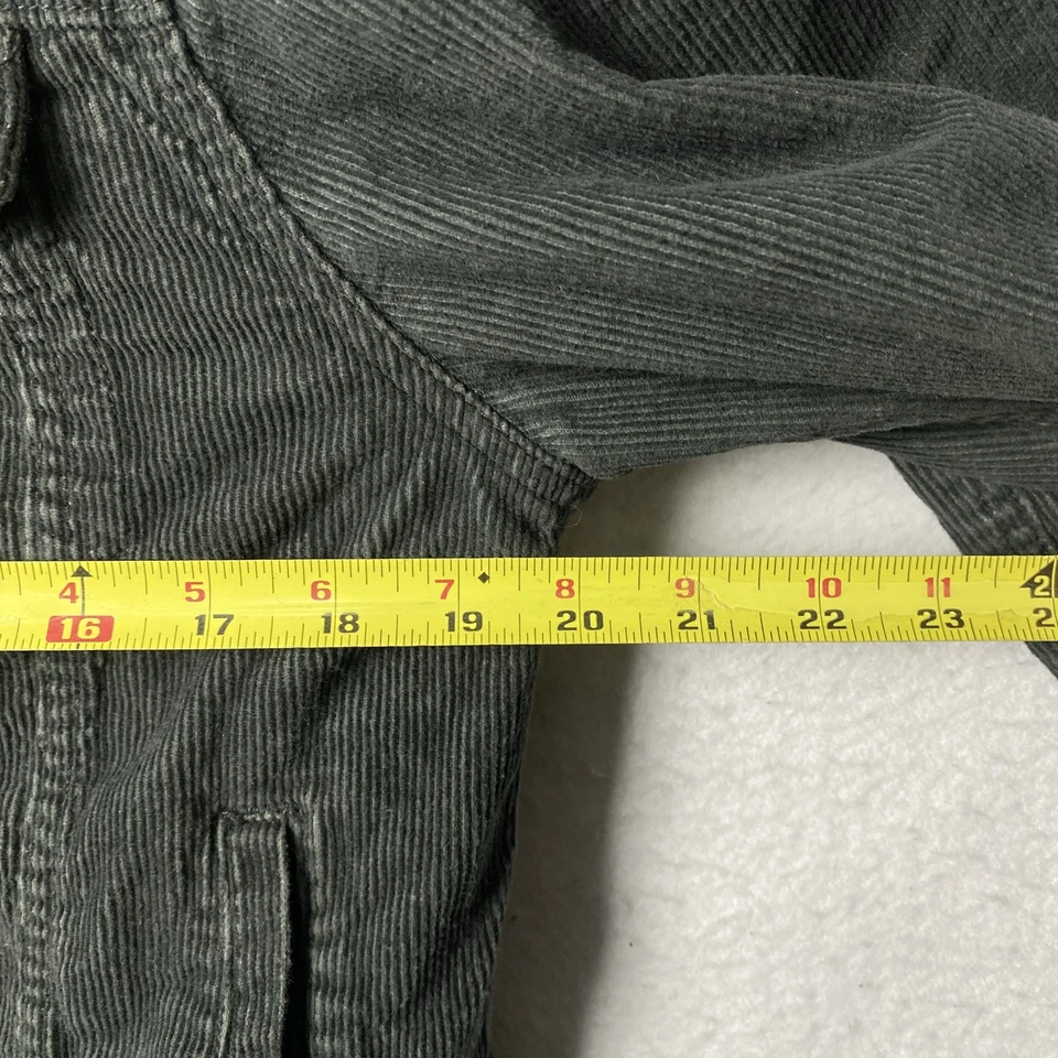 Levis Boys Youth Dark Gray Corduroy Jacket Sherpa Fleece Lined Size L 12-13 Yrs - Image 2 of 4