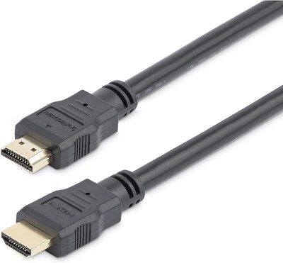 StarTech.com 10ft (3m) HDMI Cable - 4K High Speed 10 ft / 3m, Black 