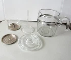 Vintage Pyrex 9cup glass percolator 7759 complete! 1950's-1979 Flame wear
