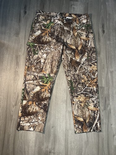 Realtree Hunting Pants Men Camouflage Cargo Xtra Side Elastic Waistband Size XL