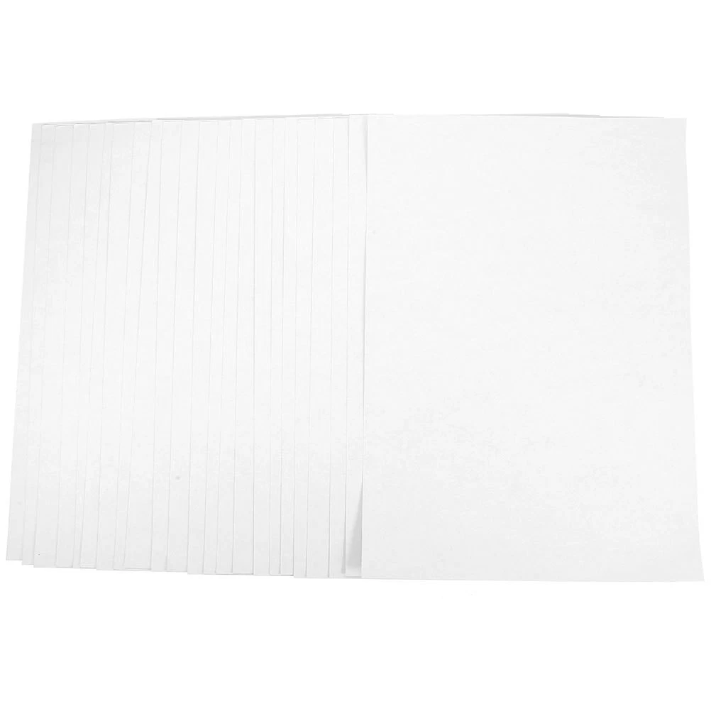 100 Sheets Papier Autocollant Mat Etiquette Autocollante D'étiquettes Vierges