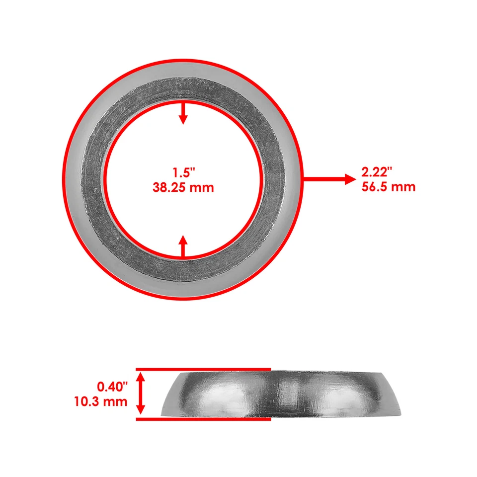 Exhaust Tailpipe Gasket for Arctic Cat Pantera 1000 2000 2001 - Image 2 of 4