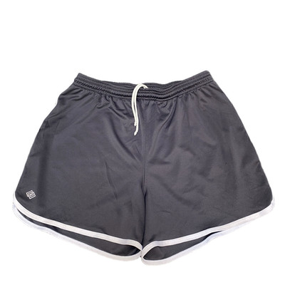 Laufen Sprinter Shorts Damen M 27'' Taille grau Athletik Fitnessstudio Training Delphinsaum
