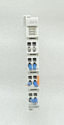 Beckhoff EL3204 EtherCAT Terminal, 4-channel analog input, temperature, RTD