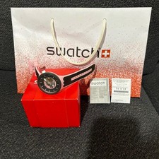 Swatch SB05P100 MISTY CLIFFS Pink Black Complete Items