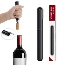 Wine Bottle Opener, Pressure Wine Corkscrew With Cutting Wine Bottle Foil , E...
