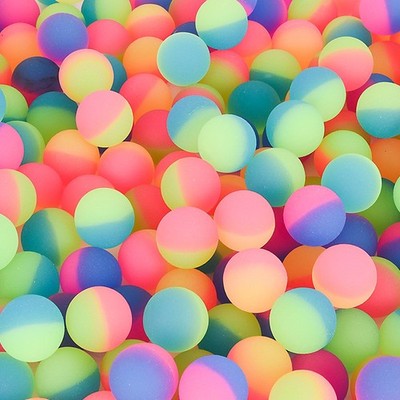 144 Icy Ball Mini Hi-Bounce Balls 27mm (1'')   Assorted Colors | Bulk Party Fav