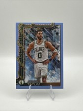 2025-26 Topps Holiday - Jayson Tatum #H1 Holiday Light Blue & White Glitter