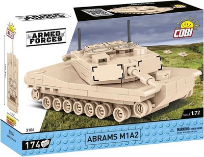 COBI - ABRAMS M1A2 Tank - 174 Parts - 1/72 - COB3106