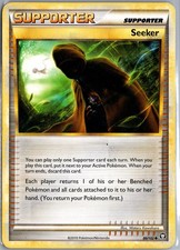 Seeker 88/102 Uncommon HGSS Triumphant Pokemon Moderately Played