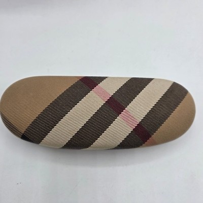 Burberry Nova Check Hard Sunglasses Eyeglasses Case Beige  display picture 2