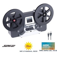 Somikon HD-XL-Film-Scanner & -Digitalisierer für Super 8 & 8 mm, bis 7'-Rollen