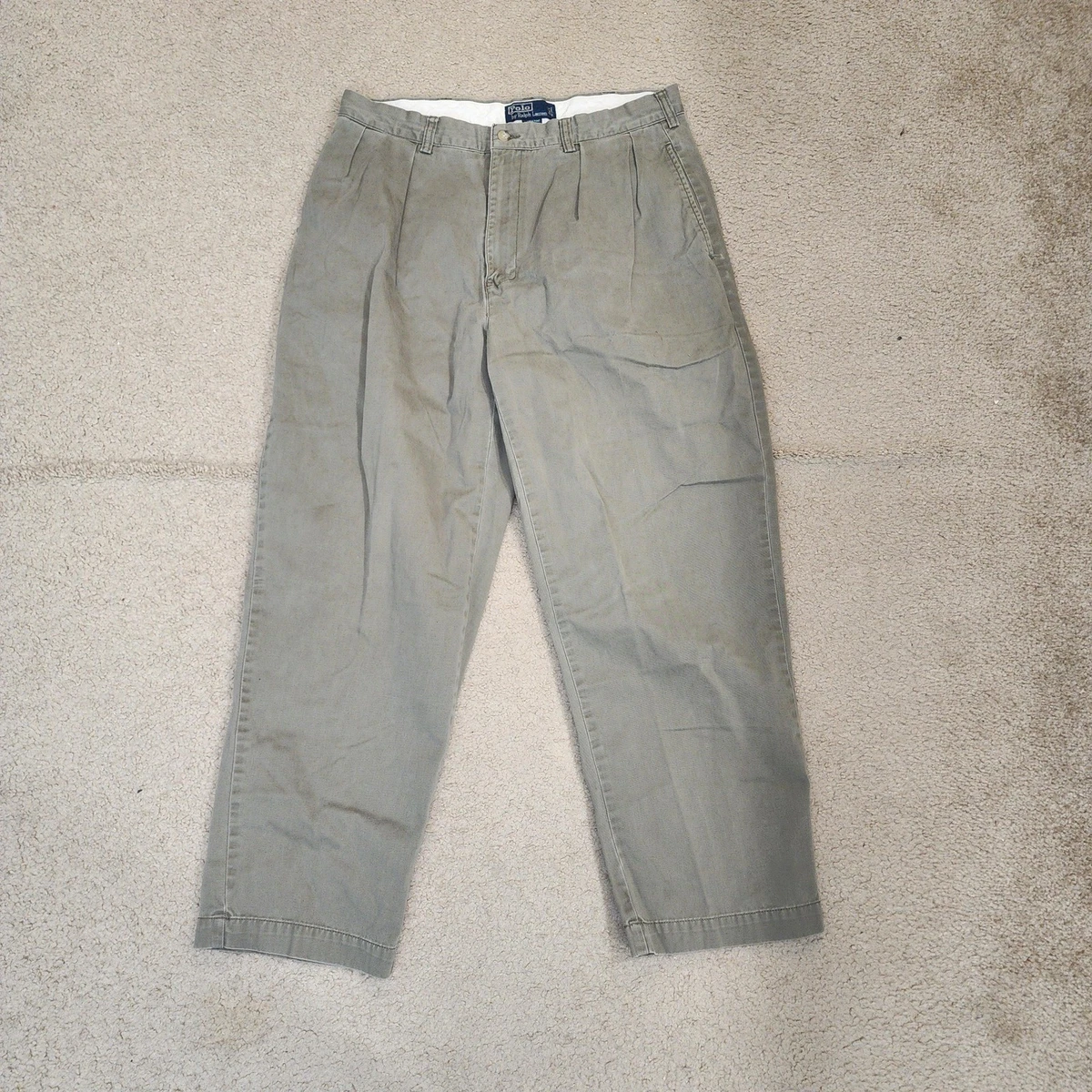 Polo Ralph Lauren Andrew Pleated 34 Size Pants for Men for sale | eBay