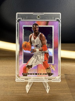 1996-97 E-X2000 #25 Hakeem Olajuwon Rockets