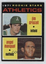 1971 Topps 1971 Rookie Stars Jim Driscoll Angel Mangual #317 02t6
