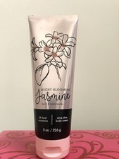Bath & Body Works NIGHT BLOOMING JASMINE Body Cream 8 oz Retired RARE
