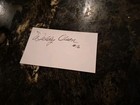 Weldy Olson  Gold Medal Signed 3x5 Index Card  Olympic Hockey — photo 2