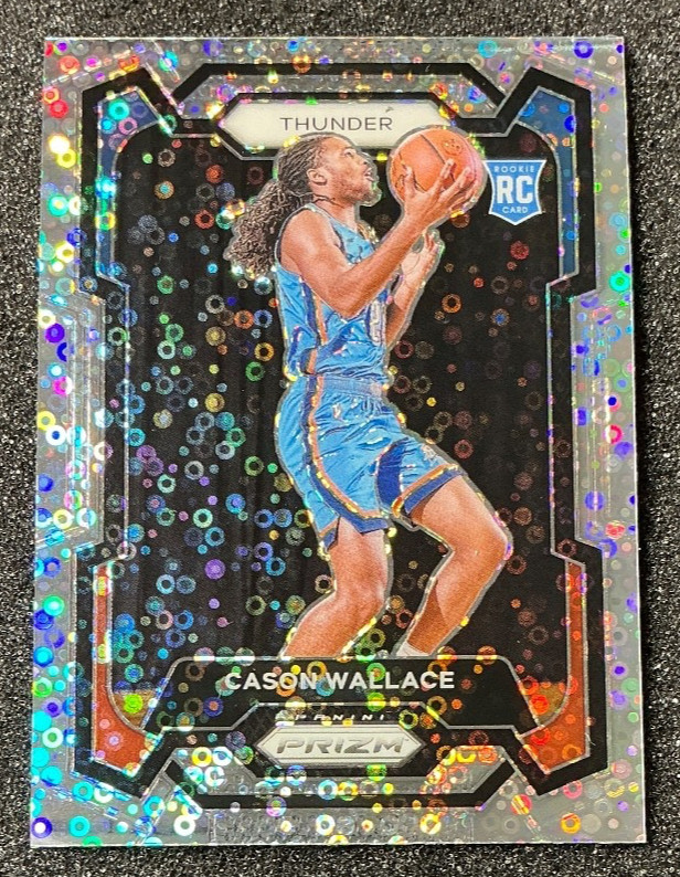 Cason Wallace 2023-24 Panini Prizm Disco Fast Break RC #139-THUNDER