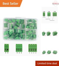 PCB Mount Screw Terminal Block Connectors 2.54mm 2P 3P 4P 6A 150V