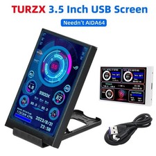 3.5" USB TYPE-C Secondary Screen IPS CPU GPU RAM Monitor Display Freely AIDA64