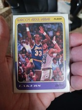 1988-89 Fleer Basketball #64 Kareem Abdul-Jabbar HOF Los Angeles LA Lakers
