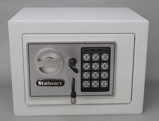 Digital Security Safe Lock Box Electronic w Keypad and 2 Keys Stalwart