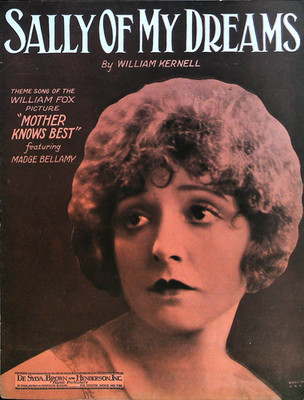 Sally of My Dreams Vintage Sheet Music by William Kernell 1928 | eBay