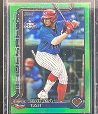 2025 Topps Pro Debut - Green Foil #PD-173 Eduardo Tait