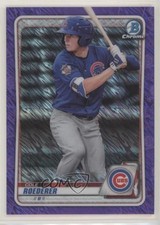 2020 Bowman Chrome Prospects Purple Shimmer Refractor Cole Roederer #BCP-206 q4j