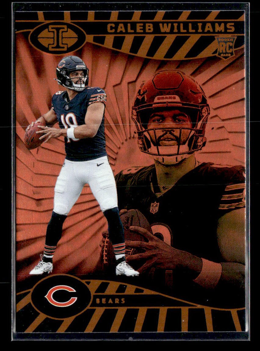 2024 Panini Illusions #13 Caleb Williams Orange Trophy Collection