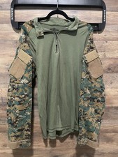 Tru-Spec MARPAT Woodland Combat Shirt | 1/4 Zip | Large Regular | Cordura 