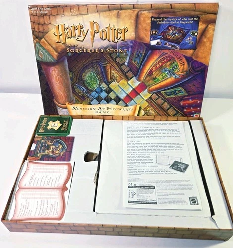 Vintage Harry Potter Mystery at Hogwarts Game Mattel 2000 Complete