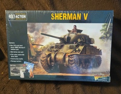 Warlord Games Sherman V Tank Plastic Model Kit 402011004 UNOPENED NEW 