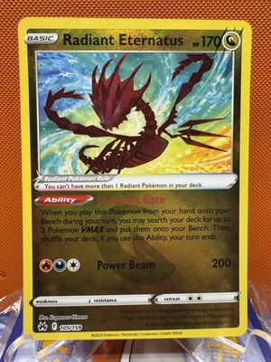 Radiant Eternatus Radiant Rare Crown Zenith 105/159 NM