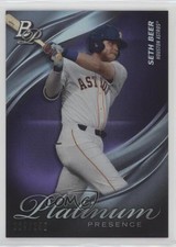 2019 Bowman Platinum Wal-Mart Presence Purple Foil /250 Seth Beer #PP-5 u6m
