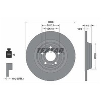 2X Bremsscheibe Hinten FüR Mercedes GLA H247 1.3 2.0 20 Bis 26 Textar Neu Teil