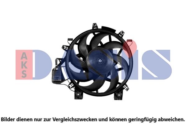 LÜFter MotorkÜHlung AKS Dasis 158131N FÜR Chevrolet Opel KÜHlerlÜFter-image