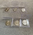 6 BEAUTIFUL KENNEDY HALF DOLLARS (GREAT SHINE)-see details for dates