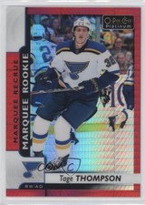 2017 O-Pee-Chee Platinum Marquee Rookies Red Prism /199 Tage Thompson #192 06st