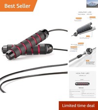 Versatile Jump Rope for Speed Training  Endurance - Adjustable Length 9ft