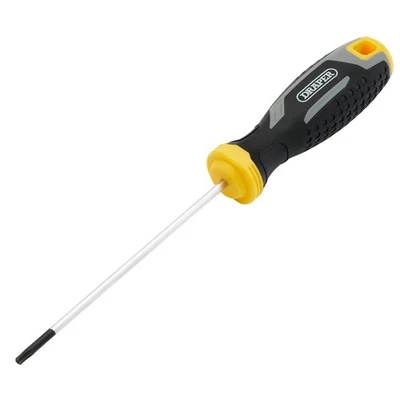 Draper Torx Star Tamperproof Soft Grip Screwdriver T10H x 100Mm Magnétique 13407 - Photo 1/2