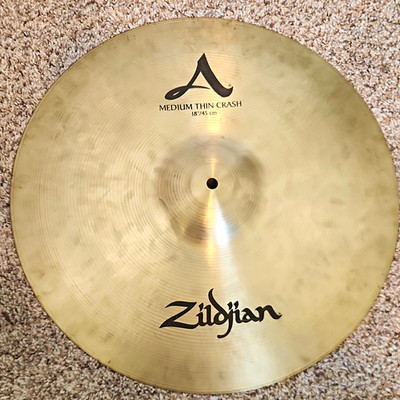Zildjian A Medium Thin Crash Cymbal 18'' - Great Used Condition!