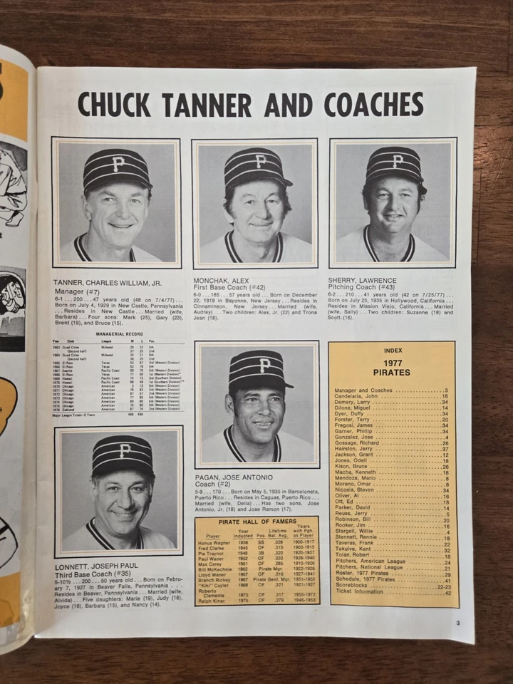 Vintage 1977 MLB Pittsburgh Pirates Vs. Philadelphia Phillies Program Scorecard - Image 2 of 4