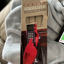 Vintage Gloves Womens Driving Gloves Stretch Beige Tan One Size Open Box NOS