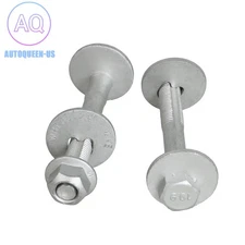 Dacromet-Coated 2* Lower Rear Eccentric Camber Bolt Nut Kit for VW Audi