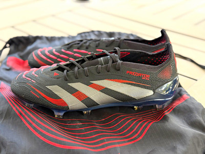 adidas Predator Elite FG Stealth Victory Pack Men s Low Top Lace-Up Cleats