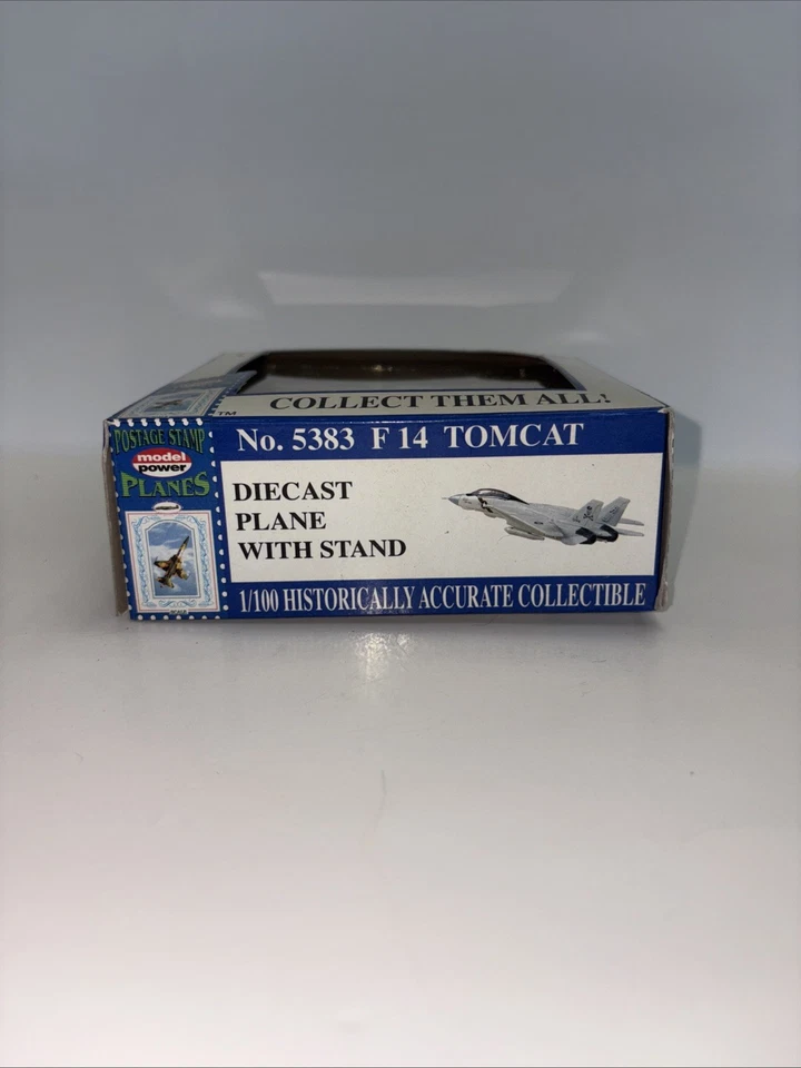 F-14 Tomcat. variable swept wing. Die Cast metal. 1:160 scale. New in Box. Mint. - Image 2 of 4