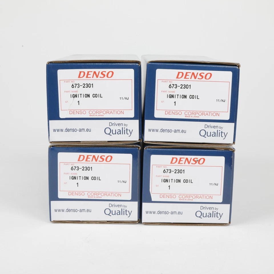 4X Ignition Coils UF311 For Honda CR-V Accord Element 2.4L Denso 673-2301 NEW Foto 2 de 4